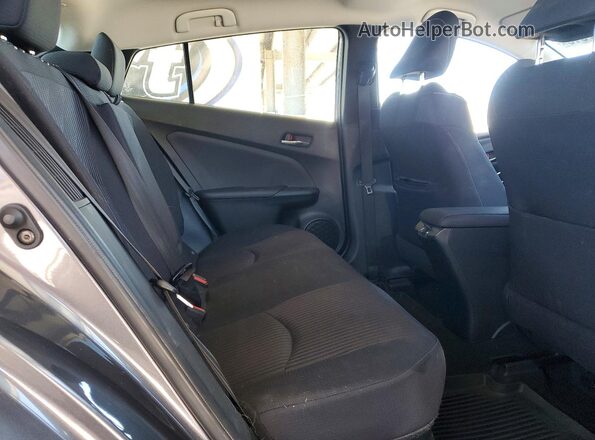 JTDKAMFP1N3219427 2022 TOYOTA PRIUS Gray Widok tylnych siedzeń