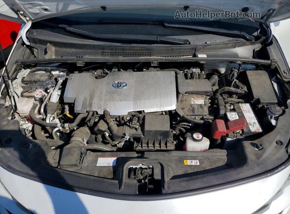 JTDKAMFP2N3204144 2022 TOYOTA PRIUS White Вид задньої частини салону