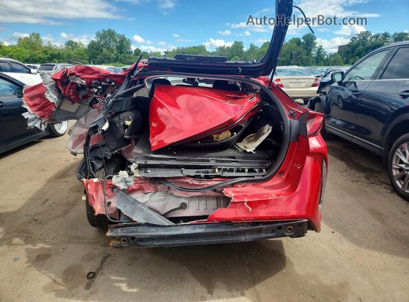JTDKAMFP2N3213958 2022 TOYOTA PRIUS Red Rear view
