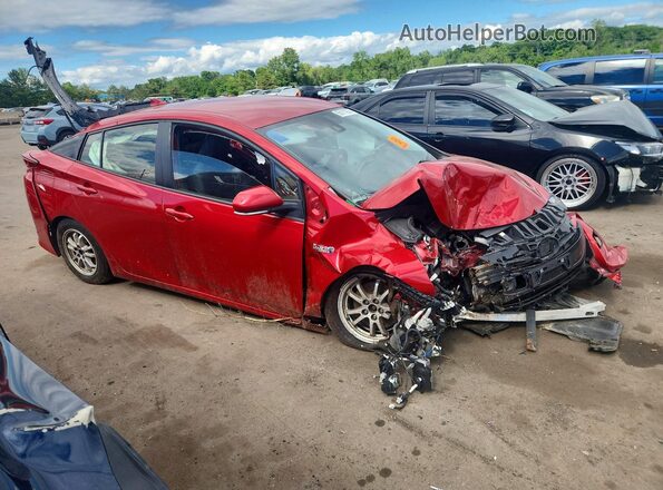 JTDKAMFP2N3213958 2022 TOYOTA PRIUS Red Front right