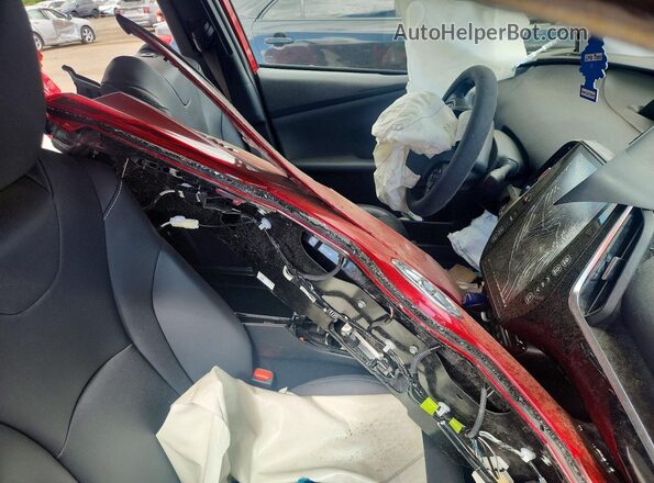 JTDKAMFP2N3213958 2022 TOYOTA PRIUS Red Front interior view