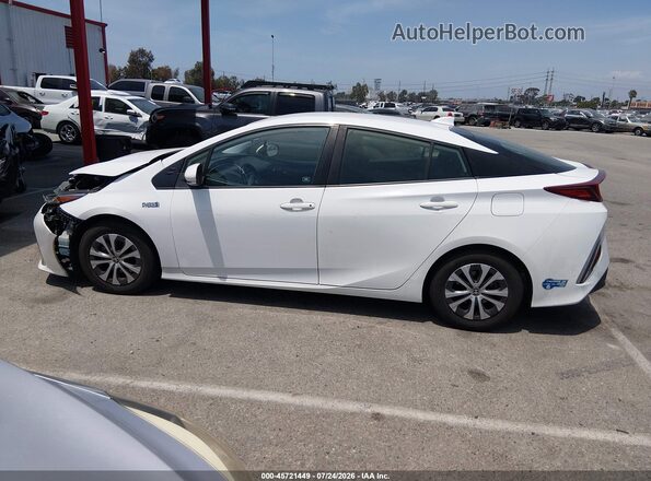 JTDKAMFP3M3168849 2021 TOYOTA PRIUS PRIME White Vista interior de 360 grados