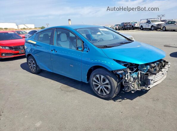 JTDKAMFP3M3172075 2021 TOYOTA PRIUS Teal Przód prawy