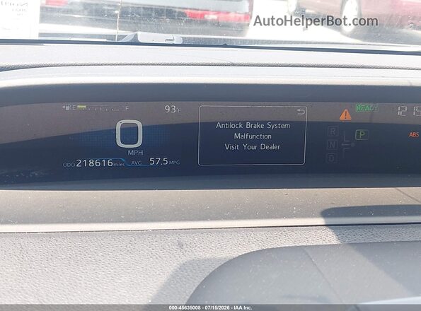 JTDKAMFP3M3182735 2021 TOYOTA PRIUS Black Вид задніх сидінь