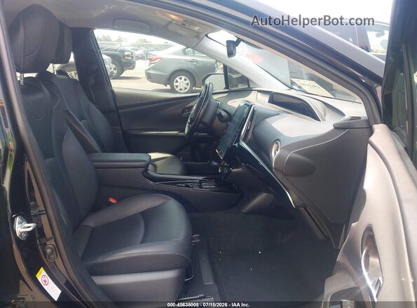 JTDKAMFP3M3182735 2021 TOYOTA PRIUS Black Вид салону спереду