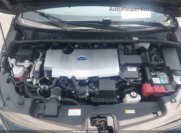 JTDKAMFP3M3182735 2021 TOYOTA PRIUS Black Вид ззаду
