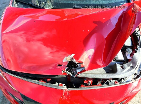 JTDKAMFP3M3195517 2021 TOYOTA PRIUS Red Rear interior view