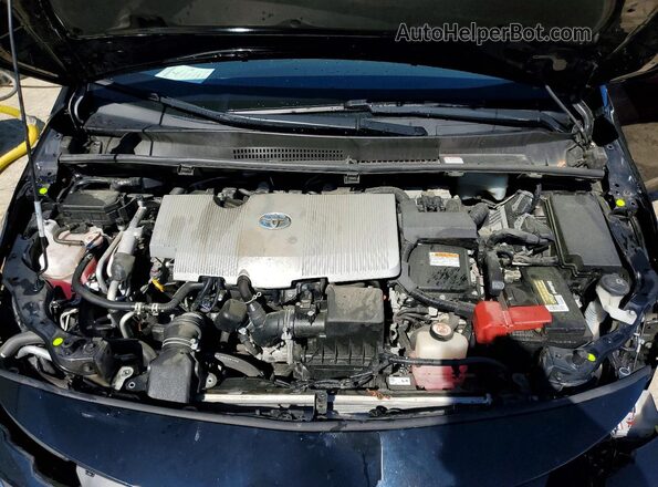 JTDKAMFP3M3196330 2021 TOYOTA PRIUS Black Սալոնի հետևի տեսք