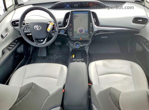 JTDKAMFP3N3198130 2022 TOYOTA PRIUS White Widok deski rozdzielczej