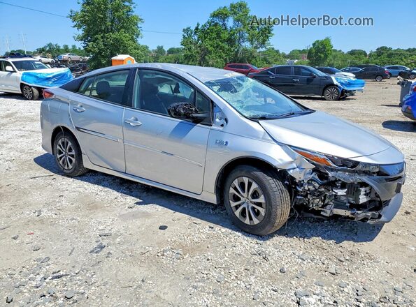 JTDKAMFP3N3205383 2022 TOYOTA PRIUS Серебряный Передняя правая четверть