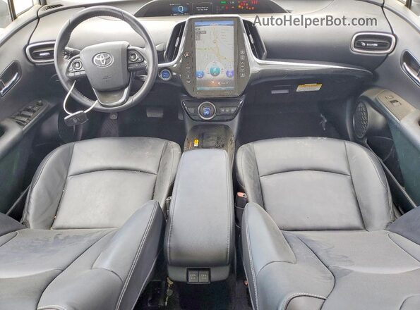 JTDKAMFP3N3217405 2022 TOYOTA PRIUS Silver Առջևի վահանակի տեսք
