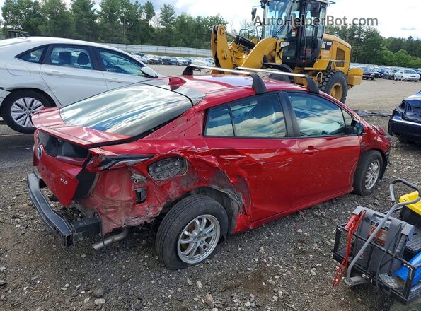 JTDKAMFP4M3168407 2021 TOYOTA PRIUS Red Tył prawy
