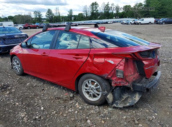 JTDKAMFP4M3168407 2021 TOYOTA PRIUS Red Tył lewy