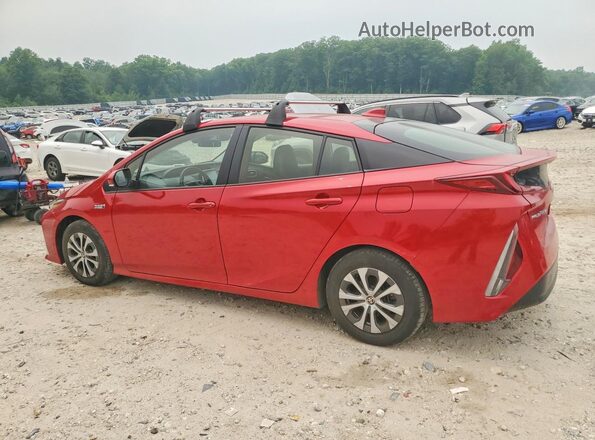 JTDKAMFP4N3229191 2022 TOYOTA PRIUS Red Trasero izquierdo