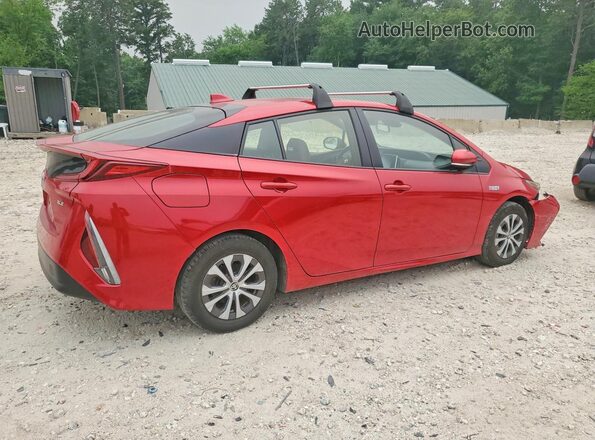 JTDKAMFP4N3229191 2022 TOYOTA PRIUS Red Trasero derecho