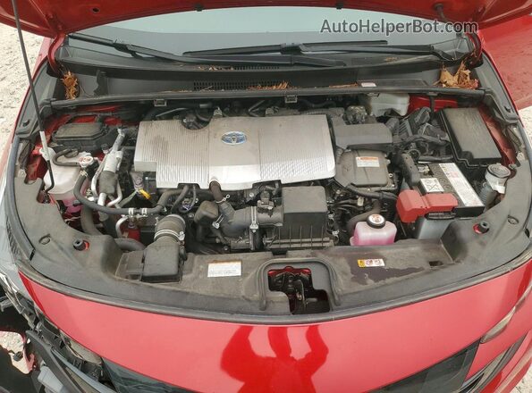 JTDKAMFP4N3229191 2022 TOYOTA PRIUS Red Vista interior trasera