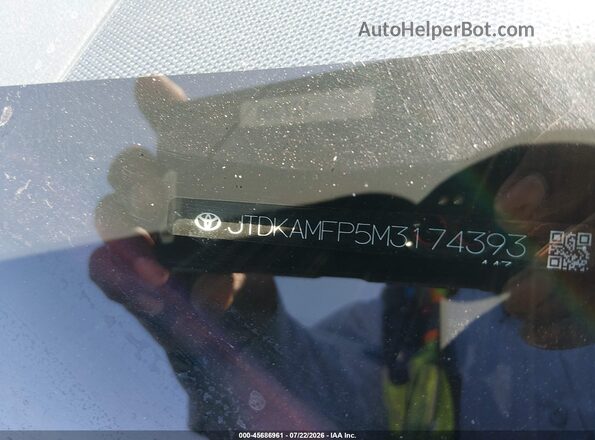 JTDKAMFP5M3174393 2021 TOYOTA PRIUS PRIME Gray Շարժիչի բաժամունքի տեսք
