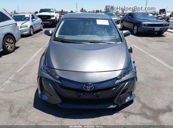 JTDKAMFP5M3174393 2021 TOYOTA PRIUS PRIME Gray Սարքավորումների վահանակի տեսք