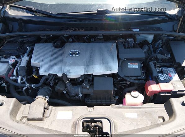 JTDKAMFP5M3174393 2021 TOYOTA PRIUS PRIME Gray Հետևի տեսք