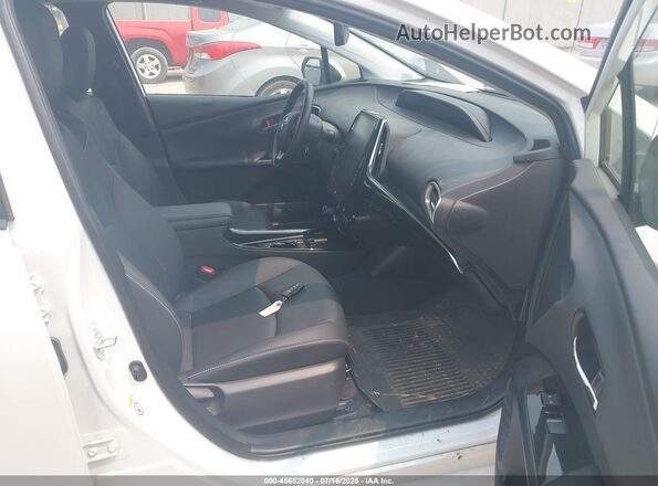 JTDKAMFP5M3176967 2021 TOYOTA PRIUS PRIME White წინა სალონის ხედი