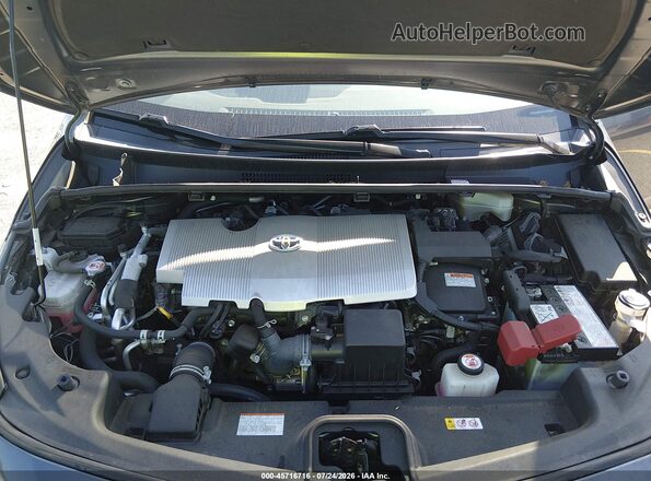 JTDKAMFP5M3184096 2021 TOYOTA PRIUS PRIME Gray Հետևի տեսք
