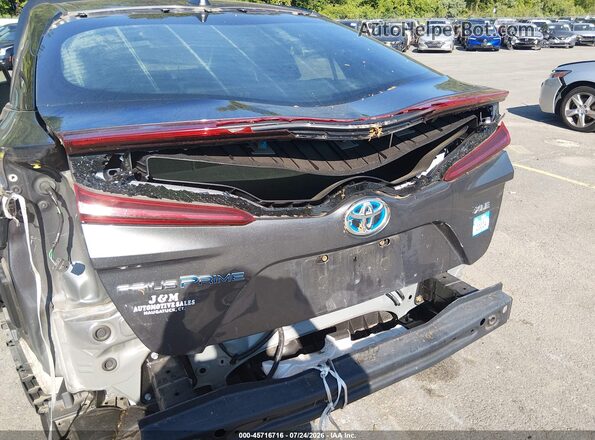 JTDKAMFP5M3184096 2021 TOYOTA PRIUS PRIME Gray Դիմացի տեսք