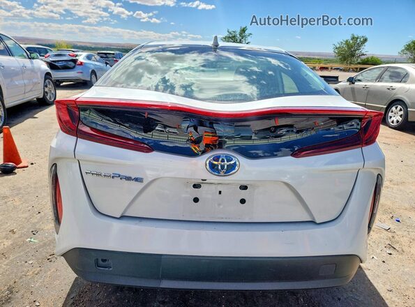JTDKAMFP5M3192618 2021 TOYOTA PRIUS White Вид ззаду
