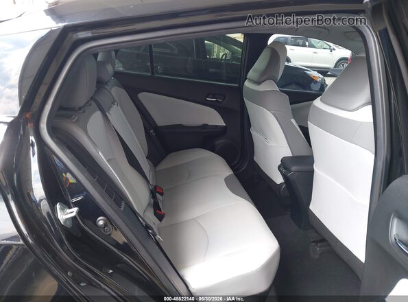 JTDKAMFP5N3207510 2022 TOYOTA PRIUS PRIME Black Widok naklejki z numerem VIN