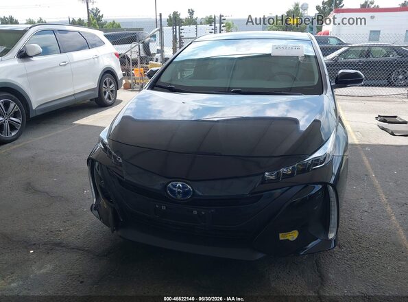 JTDKAMFP5N3207510 2022 TOYOTA PRIUS PRIME Black Widok wnętrza z tyłu