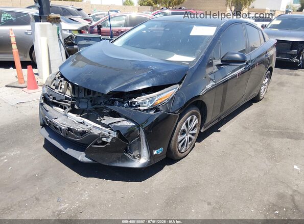 JTDKAMFP6M3167565 2021 TOYOTA PRIUS PRIME Black Առջևի ձախ երեք քառորդ տեսարան