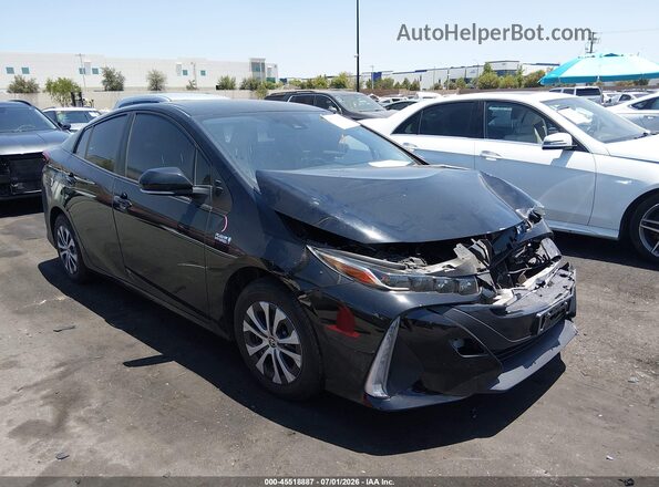 JTDKAMFP6M3167565 2021 TOYOTA PRIUS PRIME Black Սալոնի հետևի տեսք