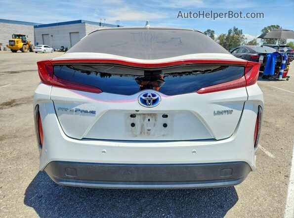JTDKAMFP6M3184317 2021 TOYOTA PRIUS White Vista trasera