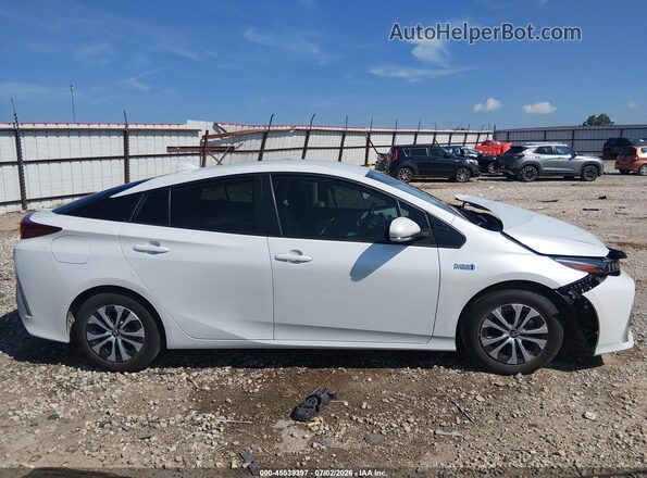 JTDKAMFP6N3207497 2022 TOYOTA PRIUS PRIME White Widok wnętrza z tyłu