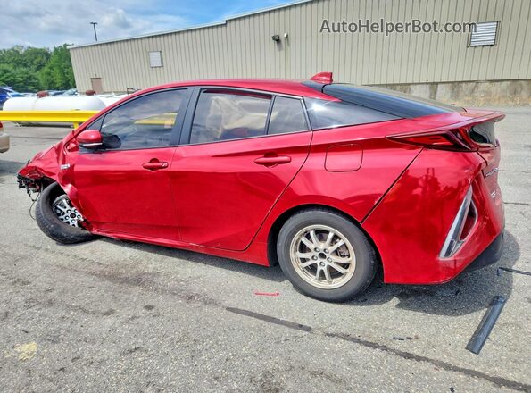 JTDKAMFP6N3227815 2022 TOYOTA PRIUS Red Trasero izquierdo