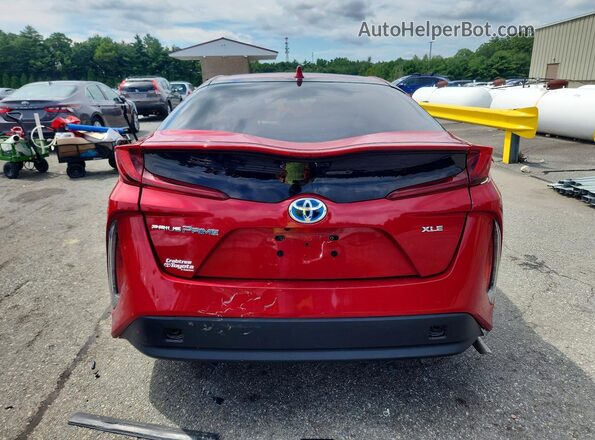 JTDKAMFP6N3227815 2022 TOYOTA PRIUS Red Vista trasera