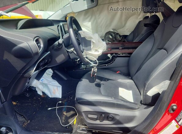 JTDKAMFP6N3227815 2022 TOYOTA PRIUS Red Vista interior delantera