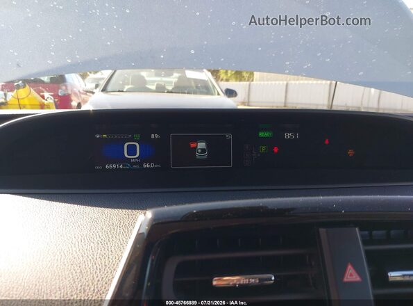 JTDKAMFP7M3194791 2021 TOYOTA PRIUS PRIME Серебряный Вид задних сидений