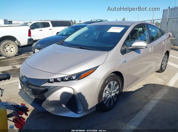 JTDKAMFP7M3194791 2021 TOYOTA PRIUS PRIME Серебряный Передняя левая четверть