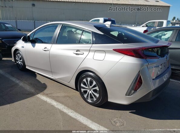 JTDKAMFP7M3194791 2021 TOYOTA PRIUS PRIME Серебряный Задняя левая четверть