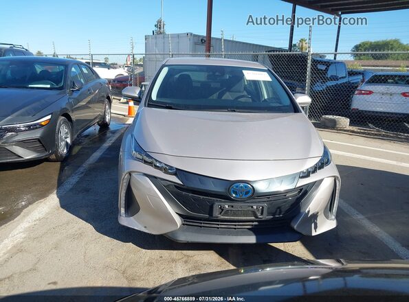JTDKAMFP7M3194791 2021 TOYOTA PRIUS PRIME Серебряный Вид щитка приборов