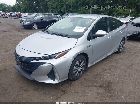 JTDKAMFP7N3202695 2022 TOYOTA PRIUS PRIME Silver Передня ліва чверть