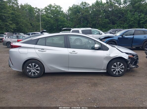 JTDKAMFP7N3202695 2022 TOYOTA PRIUS PRIME Silver Вид задньої частини салону