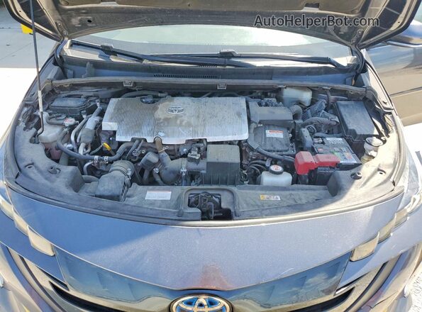JTDKAMFP7N3205581 2022 TOYOTA PRIUS Gray Вид задньої частини салону