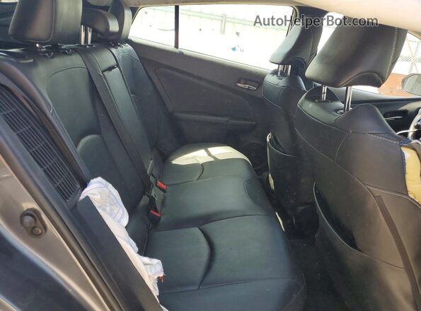 JTDKAMFP7N3205581 2022 TOYOTA PRIUS Gray Вид задніх сидінь