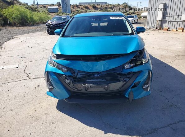 JTDKAMFP7N3211087 2022 TOYOTA PRIUS Turquoise Դիմացի տեսք