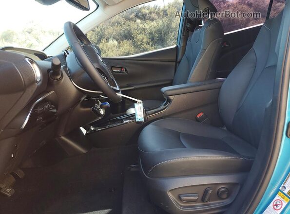 JTDKAMFP7N3211087 2022 TOYOTA PRIUS Turquoise Սալոնի դիմացի տեսք