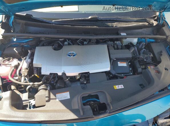JTDKAMFP7N3211087 2022 TOYOTA PRIUS Turquoise Սալոնի հետևի տեսք