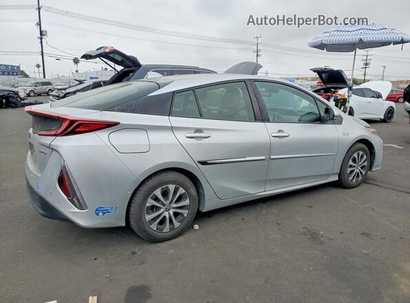 JTDKAMFP8M3165185 2021 TOYOTA PRIUS Silver Rear right