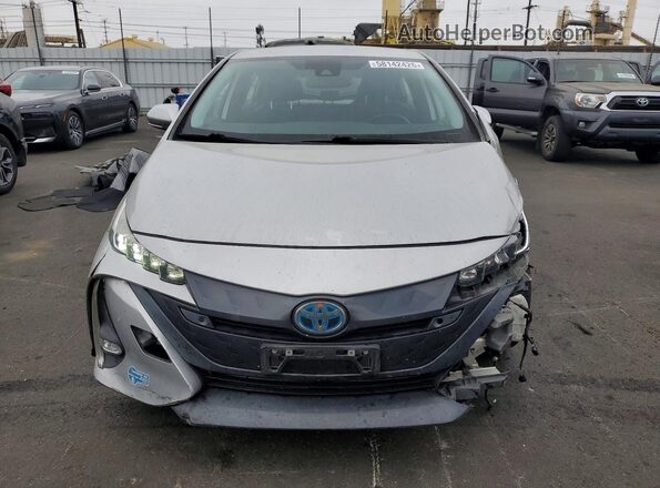 JTDKAMFP8M3165185 2021 TOYOTA PRIUS Silver Front view