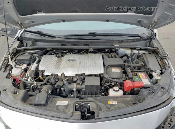 JTDKAMFP8M3165185 2021 TOYOTA PRIUS Silver Rear interior view